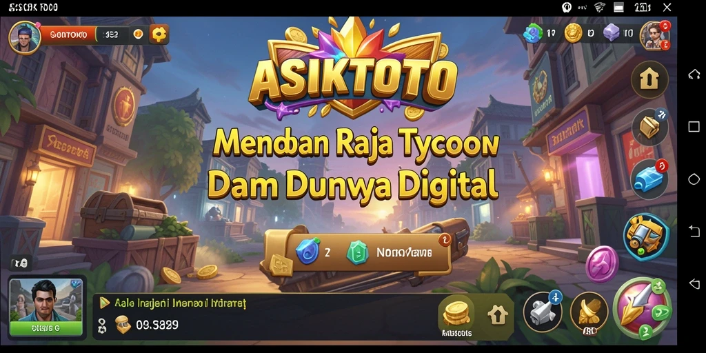 Screenshot ASIKTOTO menampilkan aksi seru gameplay Tycoon.