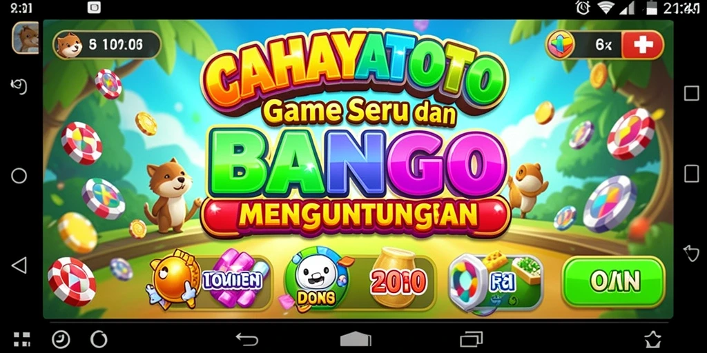 Tampilan gameplay seru CAHAYATOTO dalam permainan Bingo.