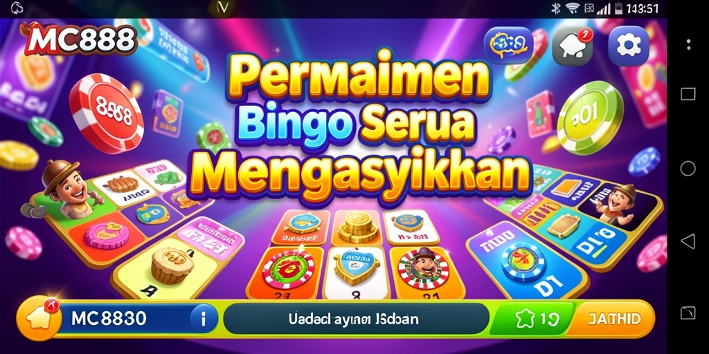 Screenshot gameplay Bingo yang penuh keseruan di MC888.