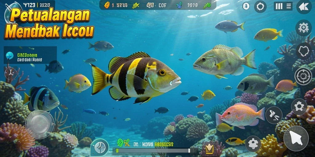 Screenshot gameplay Tembak Ikan yang mengasyikkan di YY123.